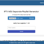 IPTV M3U Separate Playlist Generator