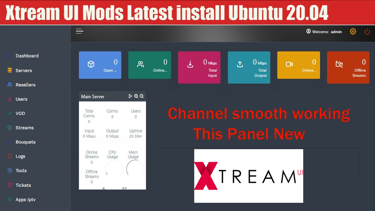 How to Install Xtream Ui IPTV Panel in Ubuntu 20.04