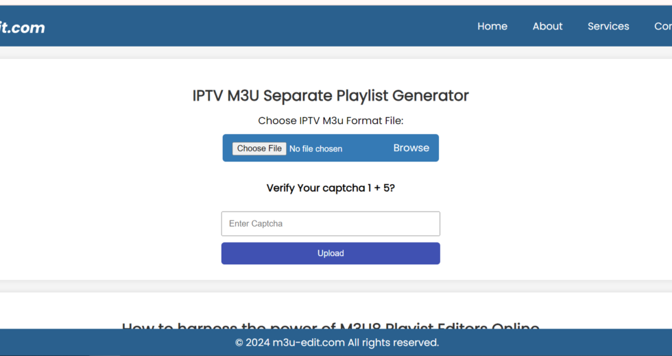 How to Use an M3U Playlist Editor Online (Free Tools & Tips)